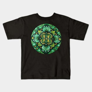 Microscope Mandala Kids T-Shirt